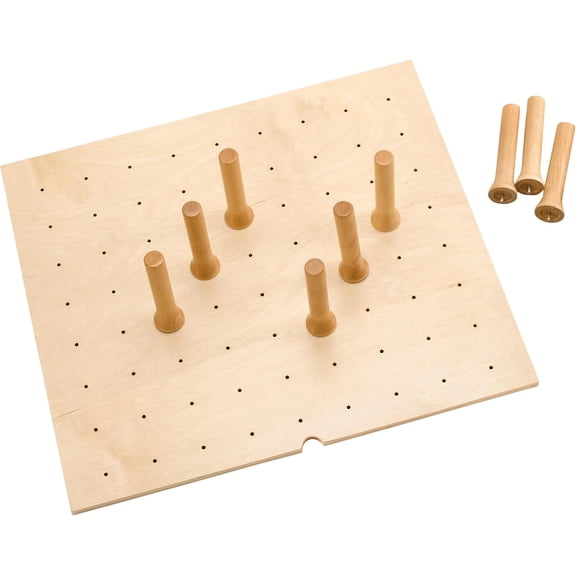 Trimmable Pegboard Drawer Divider Organizer, 24" x 21" | Kitchen Cabinet Storage for Utensils, Pots, Pans & Dish Racks, 4DPS-2421