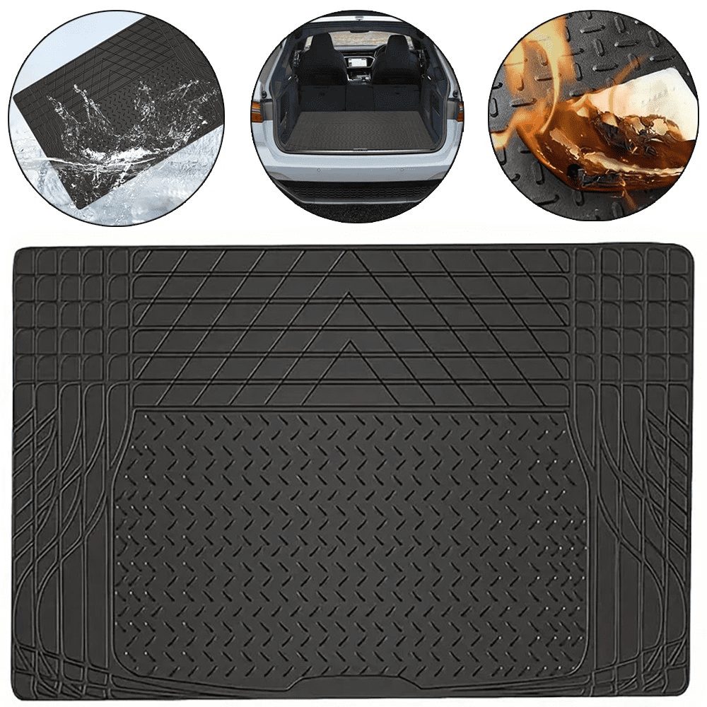 Trimmable Universal Trunk Floor Cargo Mat Cover Liner For Auto Car Van Truck SUV，47.24" x 31.5"
