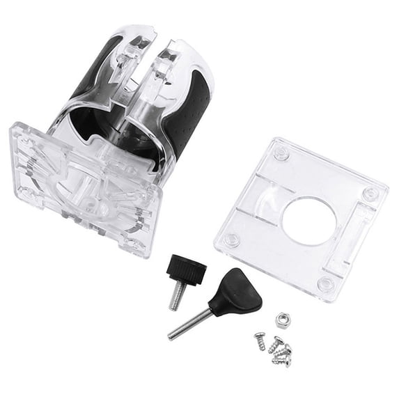 Trimmer Base Woodworking Trimmer Router Transparent Plastic Base Power Tool Protective Accessory Hand Tools