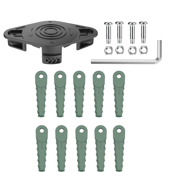 Trimmer Blade Head Compatible with BOSCH trimmer ART 23 SL, ART 2300, ART 23-28, ART 26 SL, ART Easy (1 Trimmer Head+10 Blades+4 Screw Set)