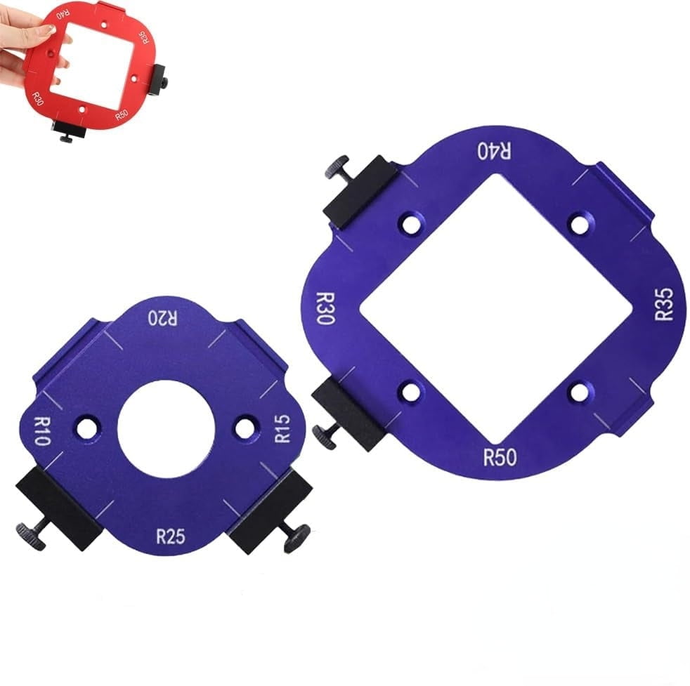 Trimmer Cutting R Angle Arc Template, Aluminum Alloy Router Rounding ...