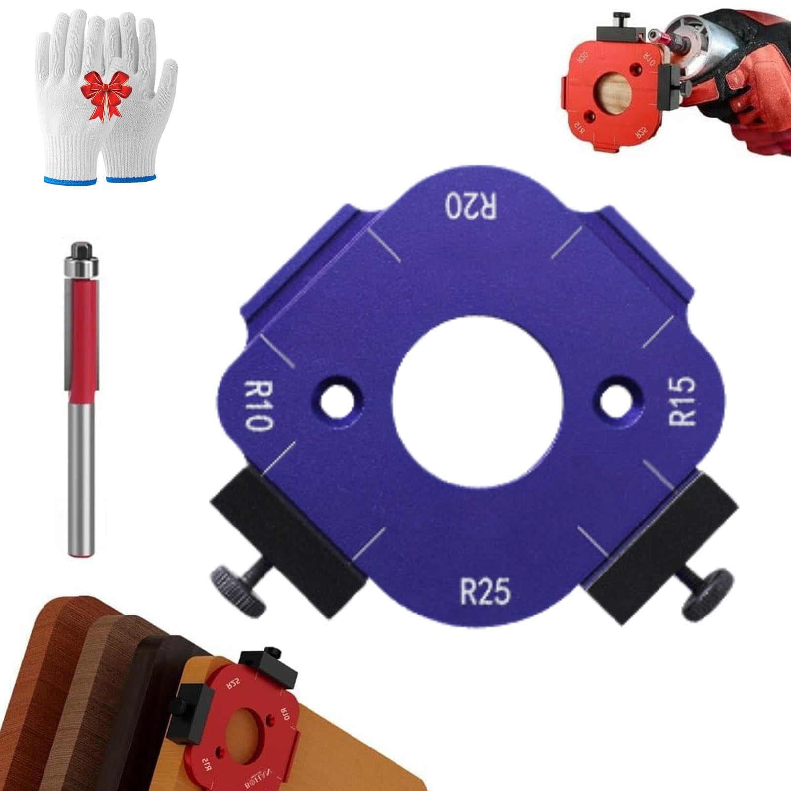 Trimmer CuttingR Angle Arc Template, Router Corner Radius Template ...