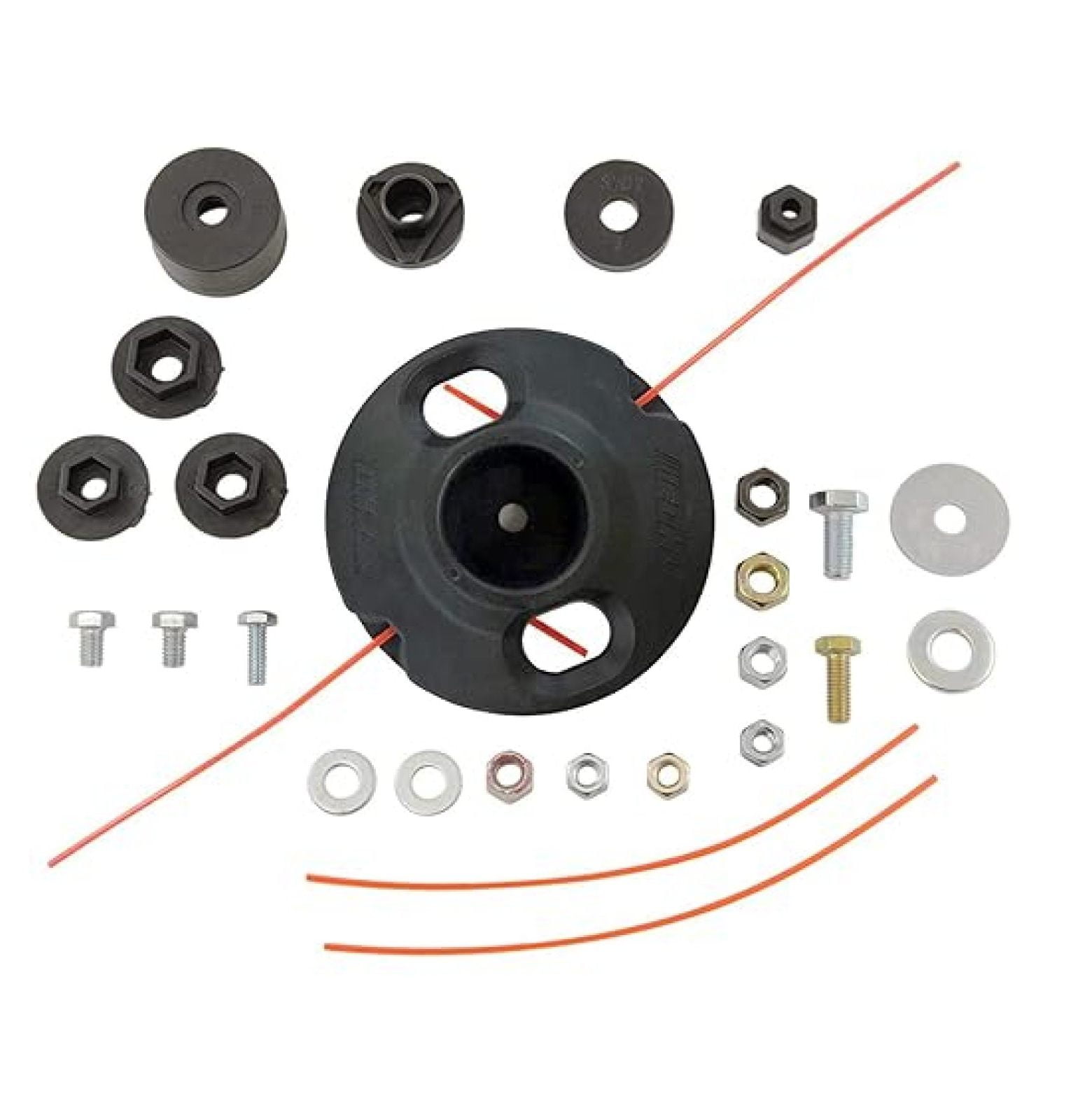 Trimmer Head 2-Line Rapid Loader Replacement – Universal String Trimmer ...