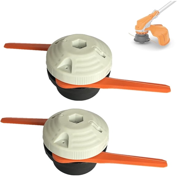 Trimmer Head Compatible with Stihl PolyCut 6-2 FS38 FS40 FS45 FS50 FSA60 FSA86, Replaces 4006-710-2137, 2 Pack