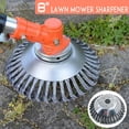 thumbnail image 1 of Lumi-life Trimmer Head Grass Trimming Cutter Steel Wire Wheel Garden Weed Brush Lawn Mower, 1 of 6