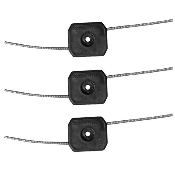 Trimmer Head for Weed Wacker 3-Pack, 5.9-Inch Steel Wire Rope Trimmer Blade, Indestructible Heavy Duty Brush Cutter for Grass & Rust Removal, Universal Replacement Part