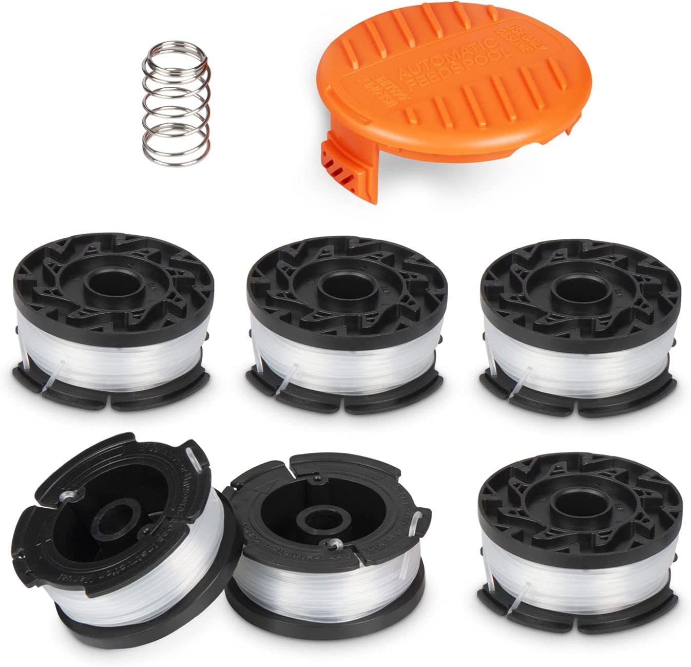 String Trimmer Spools Compatible with Black and Decker AF100 Autofeed