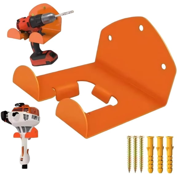 Trimmer Rack Wall Mount, Heavy Duty Weed Eater Hanger for Garage Organizer, Garden Power Tool Holder for Grass Trimmer, Hedge Trimmer & Weed Whacker(Q)
