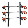 thumbnail image 1 of Trimmer Rack, Wall-mounted or Mount on Enclosed Trailer Landscape Weed Eater, Pair 3 Place Weeder Trimmer Rack, Trim Holder Trailer Rack with Zinc Alloy Password Lock, 1 of 11