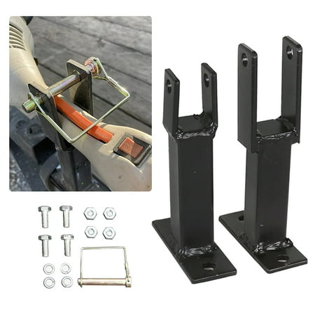 HECASA Trimmer Rack Weed Eater Rack Lockable Fit for Weeder Edger Single Tier Mount on Pickup Trailer