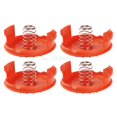 Trimmer Replacement Spool Cap Covers and Spring for BlackDecker
