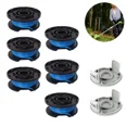 thumbnail image 1 of Trimmer Replacement Spool Line Include 2 Trimmer Cap Compatible Ryobi One+ AC14RL3A 18V, 24V,40V Cordless Trimmers, 1 of 5