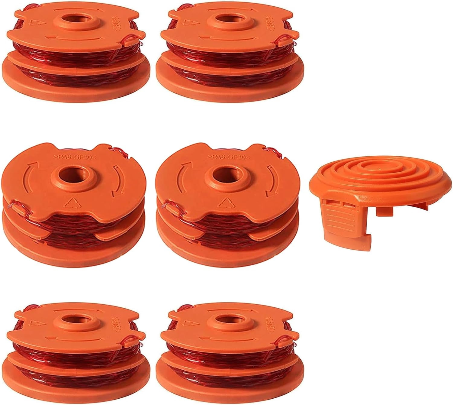 Trimmer Spool Line for Worx, (WA0010 / WA6531) String Trimmer Spool