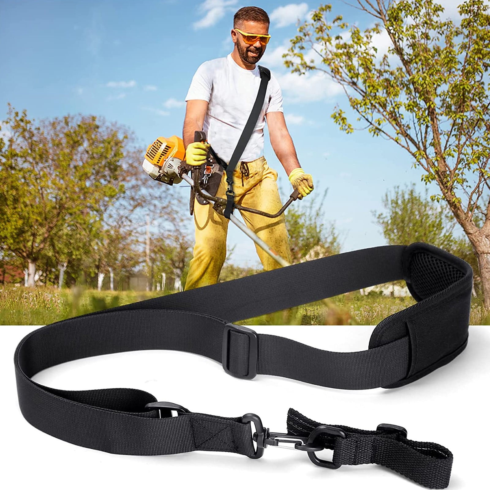 Trimmer Strap For Weedeater Leaf Blower EGO Shoulder Padded Harness Strap Teacher Toolbox Saw