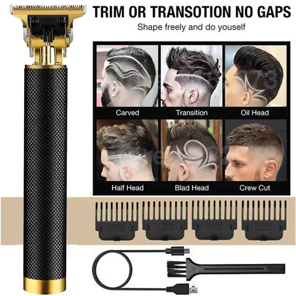 Trimmer and Hair Clipper, 7Piece Vacuum Haircut Kit, Easy Cleanup