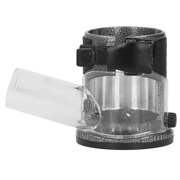 Trimming Machine Base Adjustable Aluminum Alloy Plunge Router Base with Dust Collection Cover