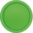 thumbnail image 1 of Trimming Shop 16pcs Lime Green Dessert Plates, 9" Round Disposable Plates Heavy Duty Paper Tableware for BBQs, Weddings, Anniversary, Birthday, Multipurpose Occasions, 1 of 7