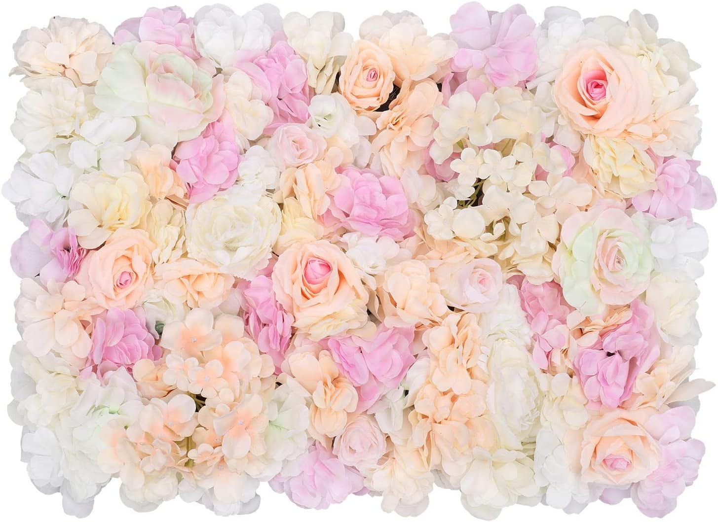 Trimming Shop Artificial Flowers Wall Panels DIY Fake Flower Wall Silk