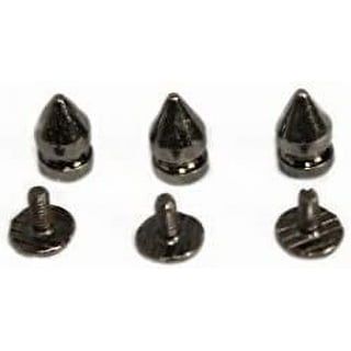 150Sets Punk Spikes for Clothing,Studs and Spikes Kit Cone Spikes Leather  Rivets Gothic Screw Back Studs, DIY Necklace Jacket