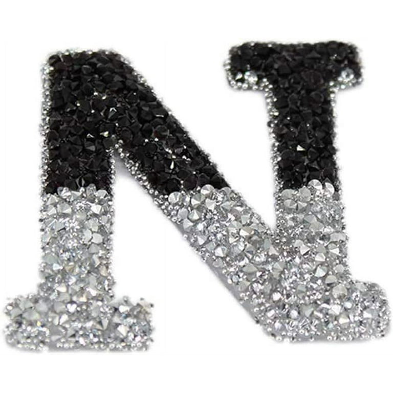 5cm Large Diamante Glitter Letters Numbers Stickers - Self Adhesive Craft