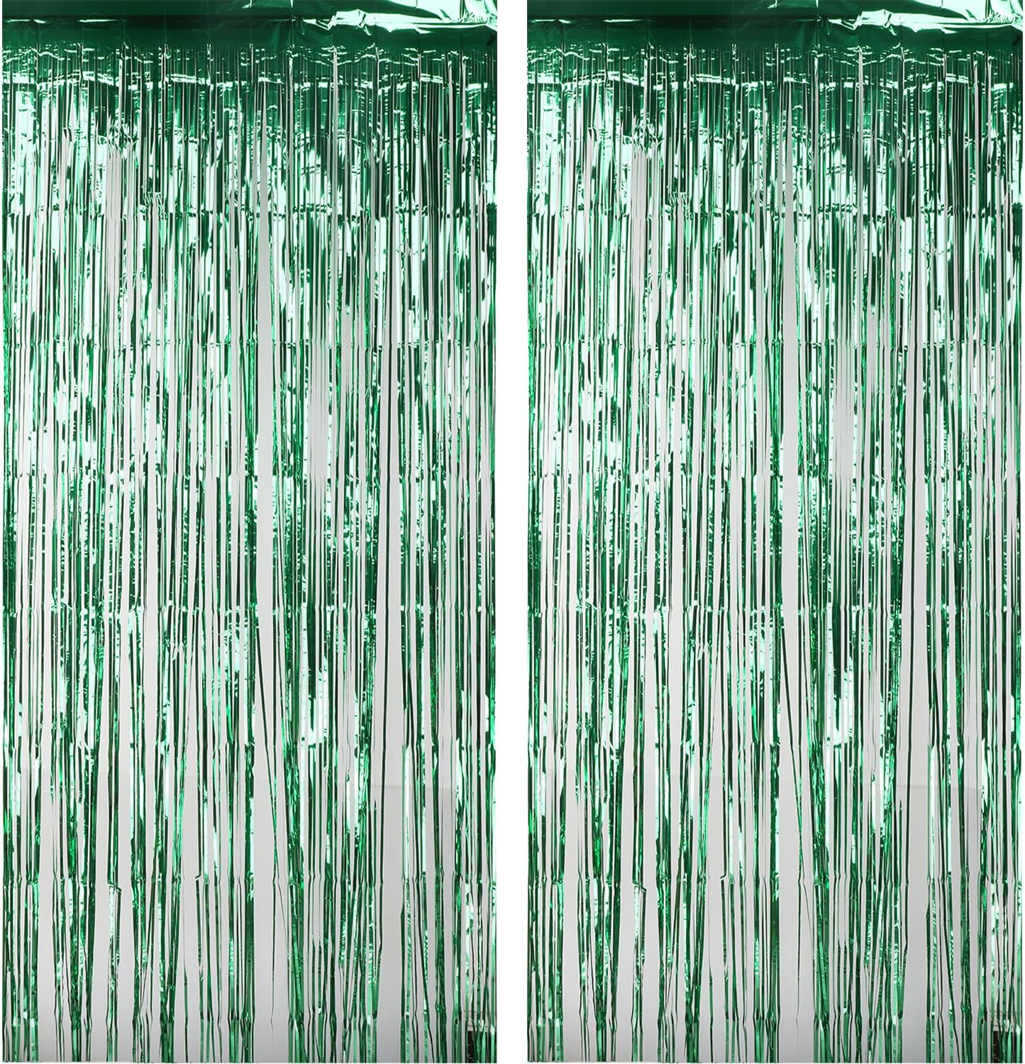 Trimming Shop Tinsel Foil Fringe Curtains, Backdrop Streamer Background Metallic Tinsel Curtain