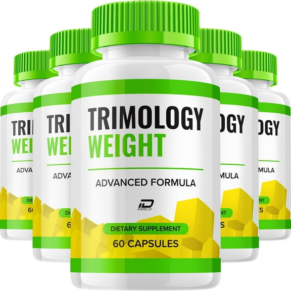 Trimology Keto Capsules – Trimology Pills Advanced Formula, Maximum Strength, 5 Pack, 300 Capsules