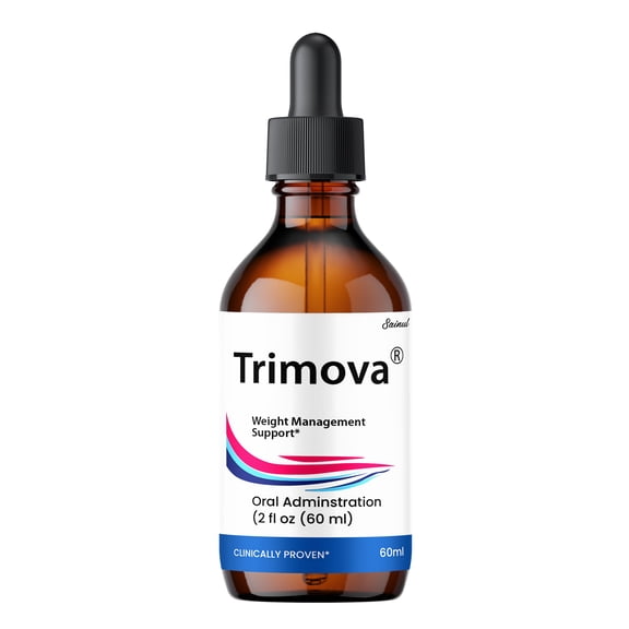 Trimova Liquid Drops, Trimova Supplement, All Natural Keto Formula, Overall Wellness & Energy 60 mL (1 Pack)