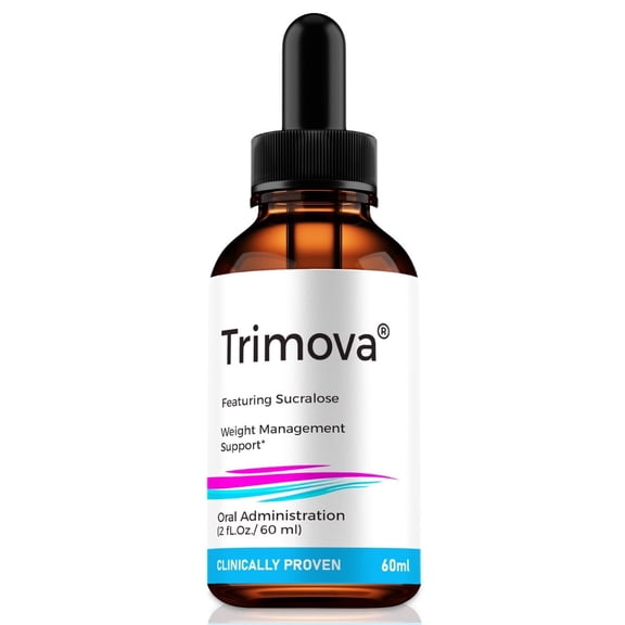 Trimova Weight Loss Drops, Trimova Metabolism Vitamin, Maximum Strength Supplement for Advanced Weight Loss, All Natural Support, Trimova Official Reviews (30 Servings)