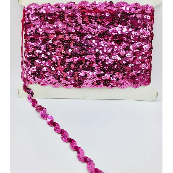 Trimplace Candy Pink 5/8" Sequin Trim