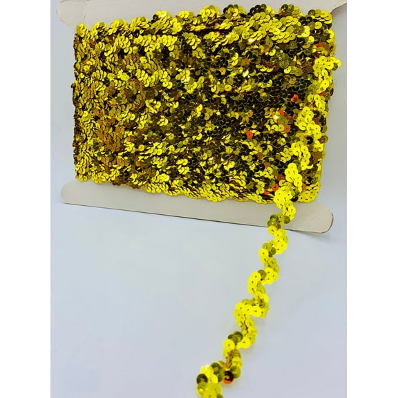 Trimplace Chartreuse 5/8" Sequin Ric Rac
