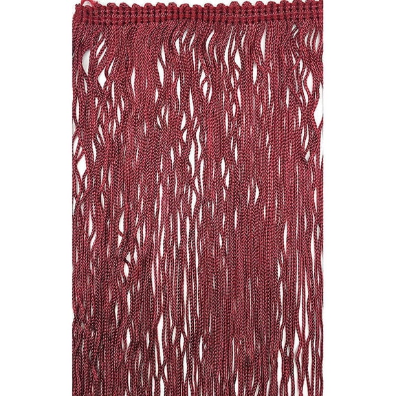 Trimplace Cranberry 14" Chainette Fringe - Sold by the Yard