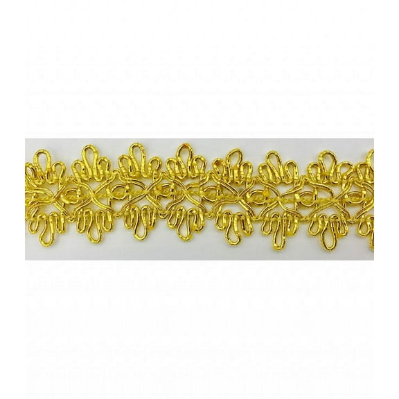 Trimplace Gold 1" Metallic Gimp Trim