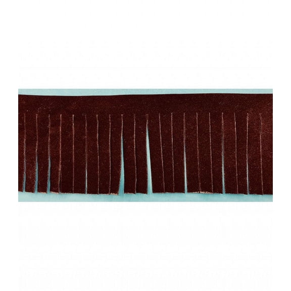 Trimplace Mocha 2" Faux Suede Fringe