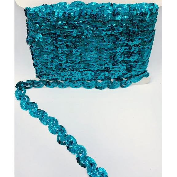 Trimplace Peacock 1" Sequin Trim
