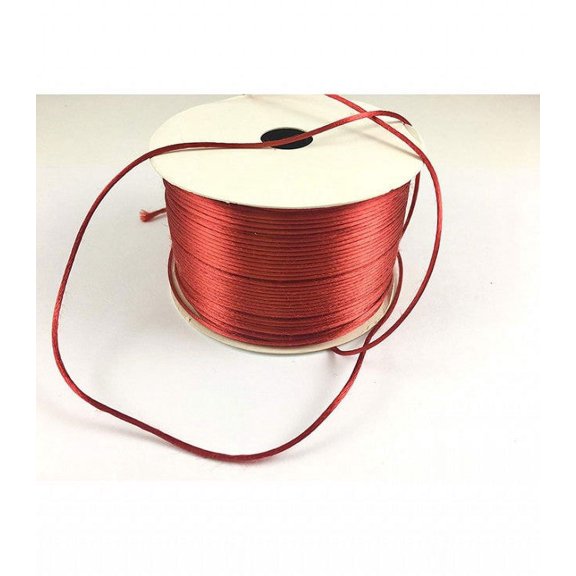 Trimplace (Rust) Petite Satin Cord Rattail Chinese Knot - 1.5mm