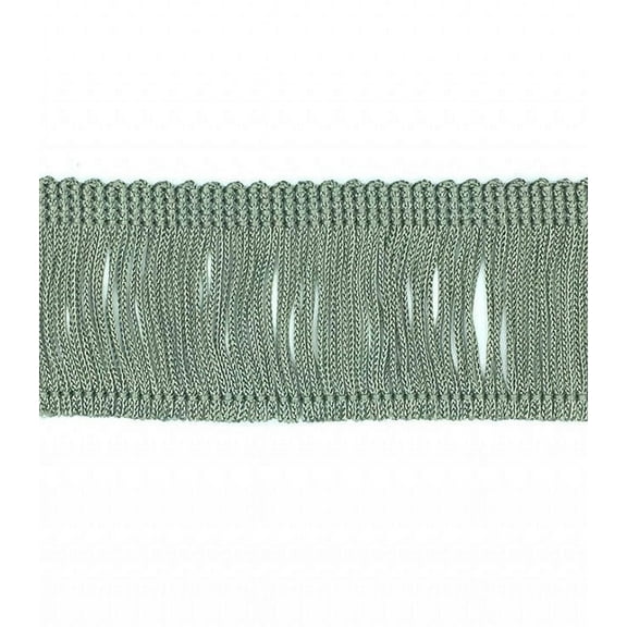Trimplace Sage Green 2" Rayon Chainette Fringe