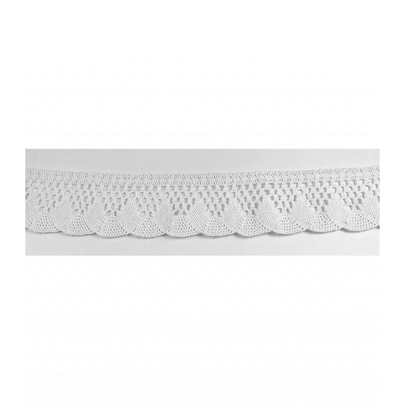 Trimplace White 2 1/4" Wave Cluny Lace