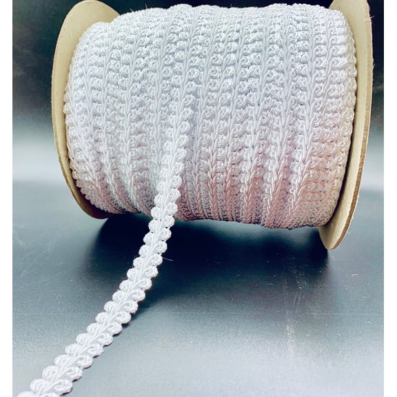 Trimplace White 5/8" Chinese Braid