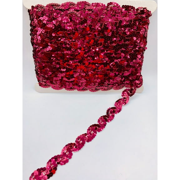 Trimplace Wine 1" Sequin Trim