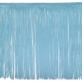 thumbnail image 1 of Trims By The Yard 12" Chainette Fringe Trim, Polyester-Made Decorative Fringe Trim, For Costumes, Home Decor, and Party Decorations, Durable Fringes, 10-Yard Cut, Light Blue, 1 of 5