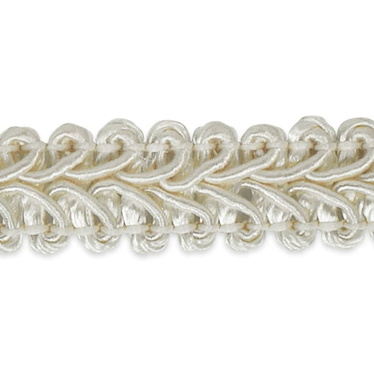 Trims by The Yard Alice Classic Woven Braid Trim, 1/2Inch Versatile
