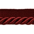 thumbnail image 1 of Trims by the Yard Hilda 3/8" Twisted Lip Cord Trim, Versatile Trim for DIY Crafts, Picture Frames, Home Decor, and Fashion Items, 20-Yard Cut, Cranberry, 1 of 5