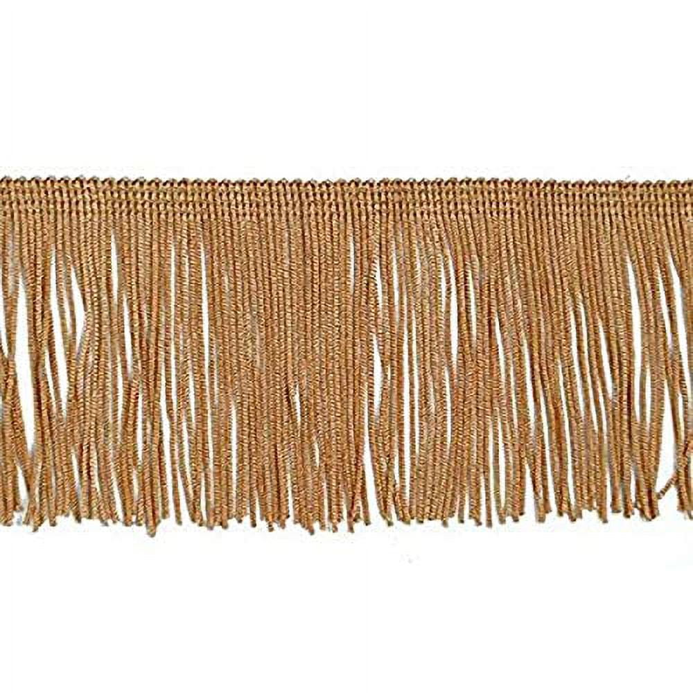 Simplicity Trim, Gold 1 inch Metallic Fringe Trim Great for Apparel, Home  Decorating, and Crafts, 2 Yards, 1 Each 