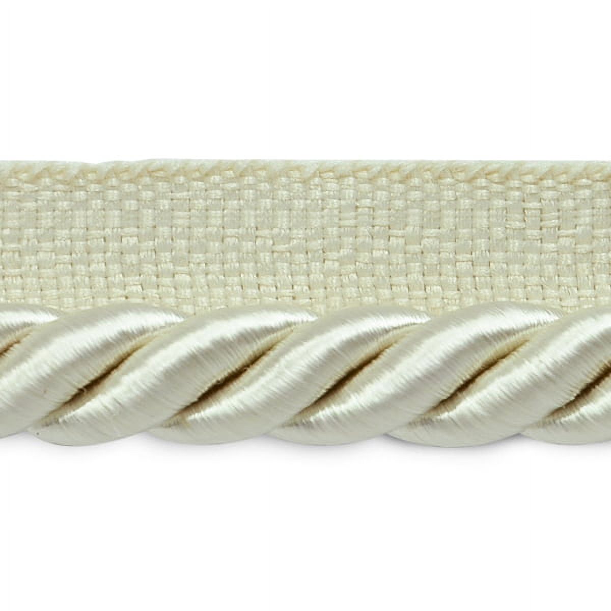Trims by the Yard Hilda 3/8" Twisted Lip Cord Trim, Versatile Trim for