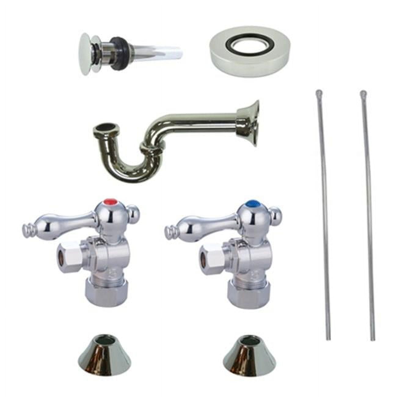 Trimscape Traditional Plumbing Sink Trim Kit with P Trap for Vessel