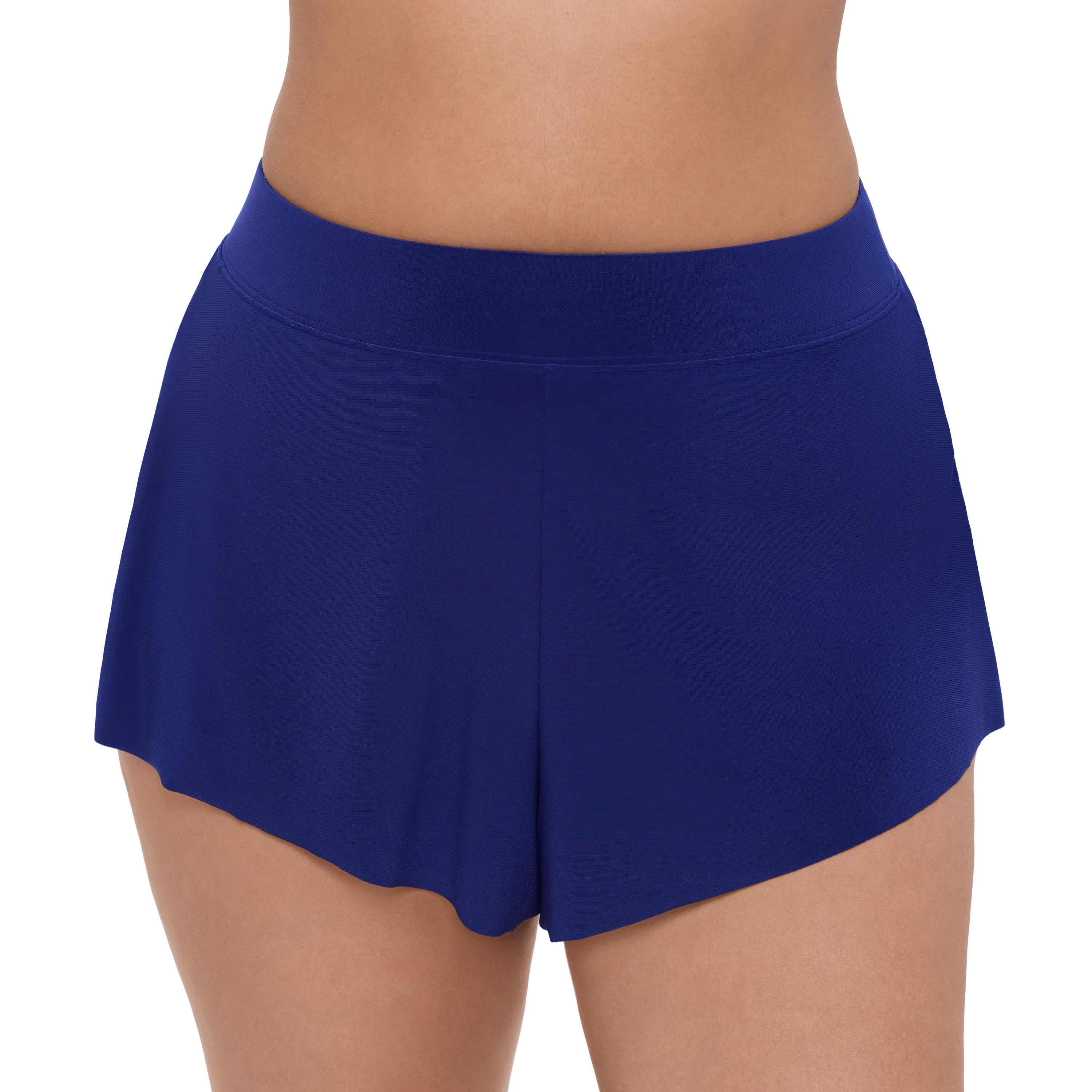 Trimshaper Women's Drape Swim Short - Ink - Walmart.com