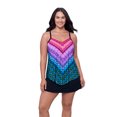 thumbnail image 1 of Trimshaper Women's Hank Handkerchief Plus Tankini Swim Top - Kona Corners, 1 of 3