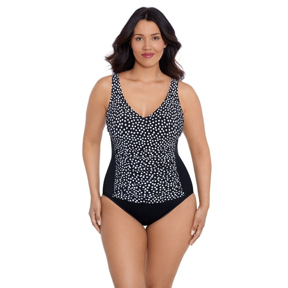 Women's Jean Tummy Control One-Piece Swimsuit