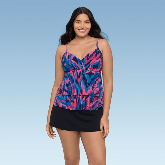 Women's Leona 2 Tier Tankini Swimsuit Top