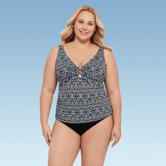 Women's Plus Size Molly Tummy Control Tankini Swimsuit Top